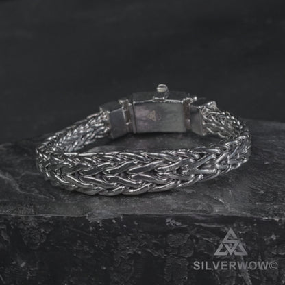 13mm Tapered Woven Bracelet