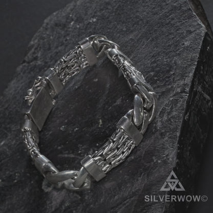 13mm Tapered Woven Bracelet