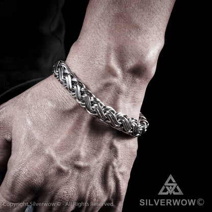 12mm Double Rope Weave Bracelet