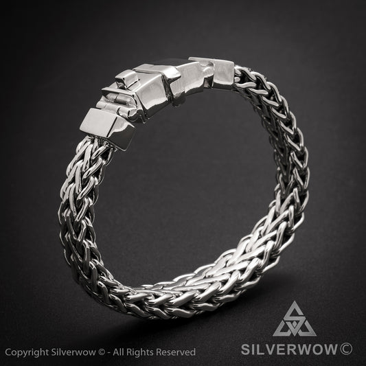 13mm Tapered Woven Bracelet