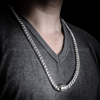 12mm Miami Cuban Link Chain Necklace