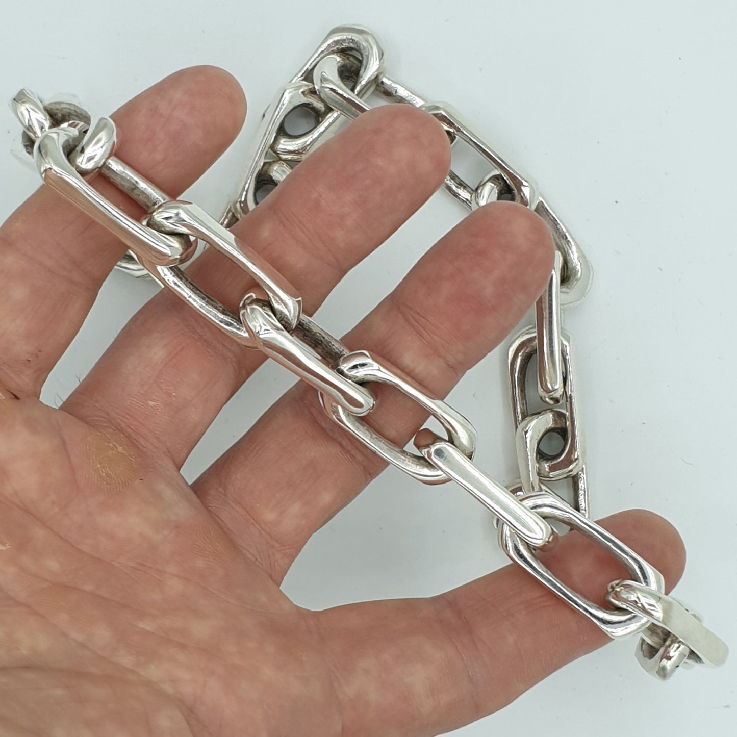 Long Link Chain Link Necklace - SilverWow™