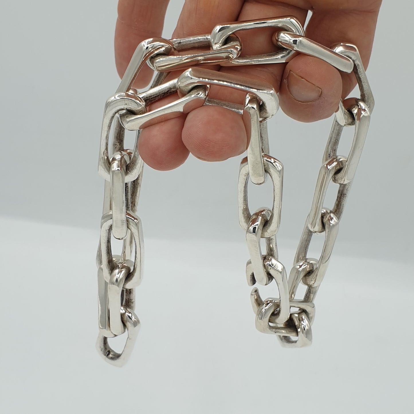 Long Link Chain Link Necklace