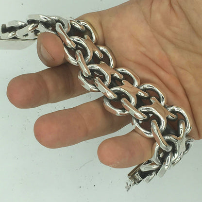 Big 30Mm Kbb1 in 925 silver handmade for men