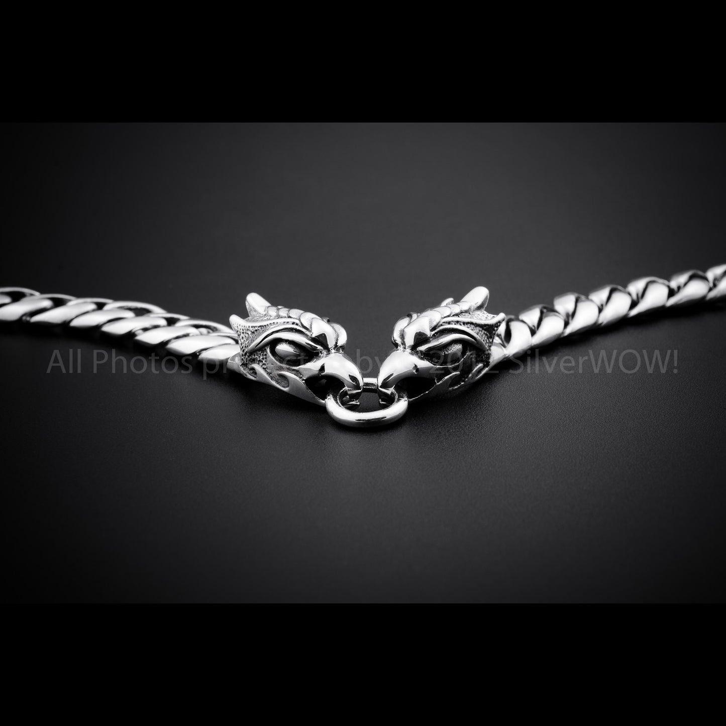 Eagle Head Bracelet - 925 Solid Sterling Silver