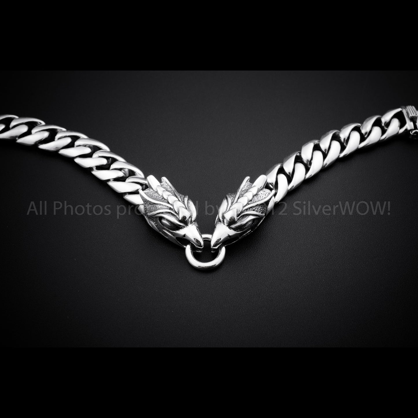 Eagle Head Bracelet - 925 Solid Sterling Silver