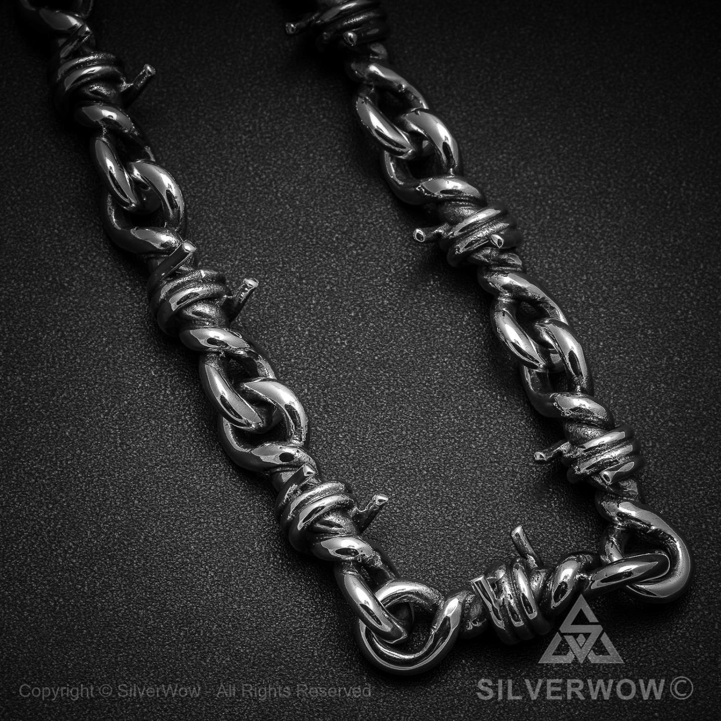 Heavy Barb Wire Necklace