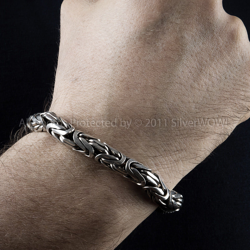 THE OUZE square-square sterling-silver bracelet