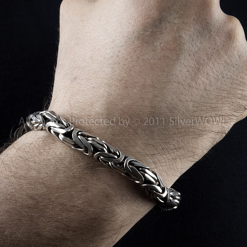 Byzantine Bali Bracelet x 8mm wide