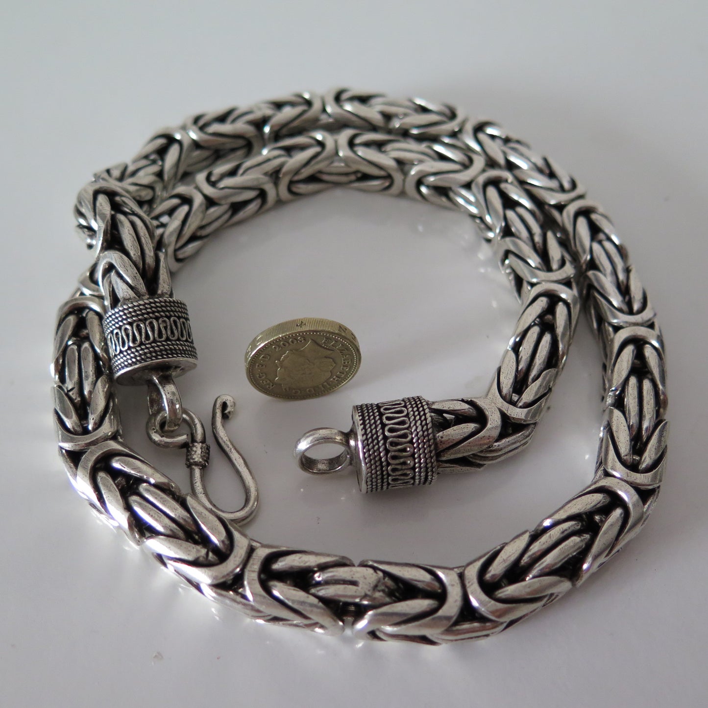 Byzantine Bali Necklace - 12mm Wide