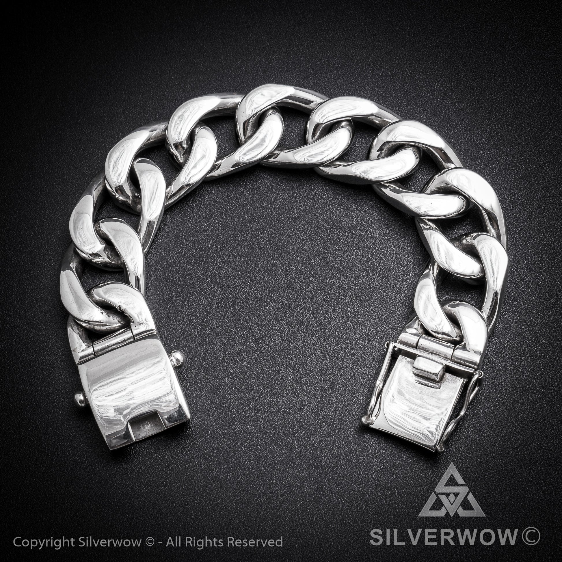 20mm Long Link Bracelet - SilverWow™