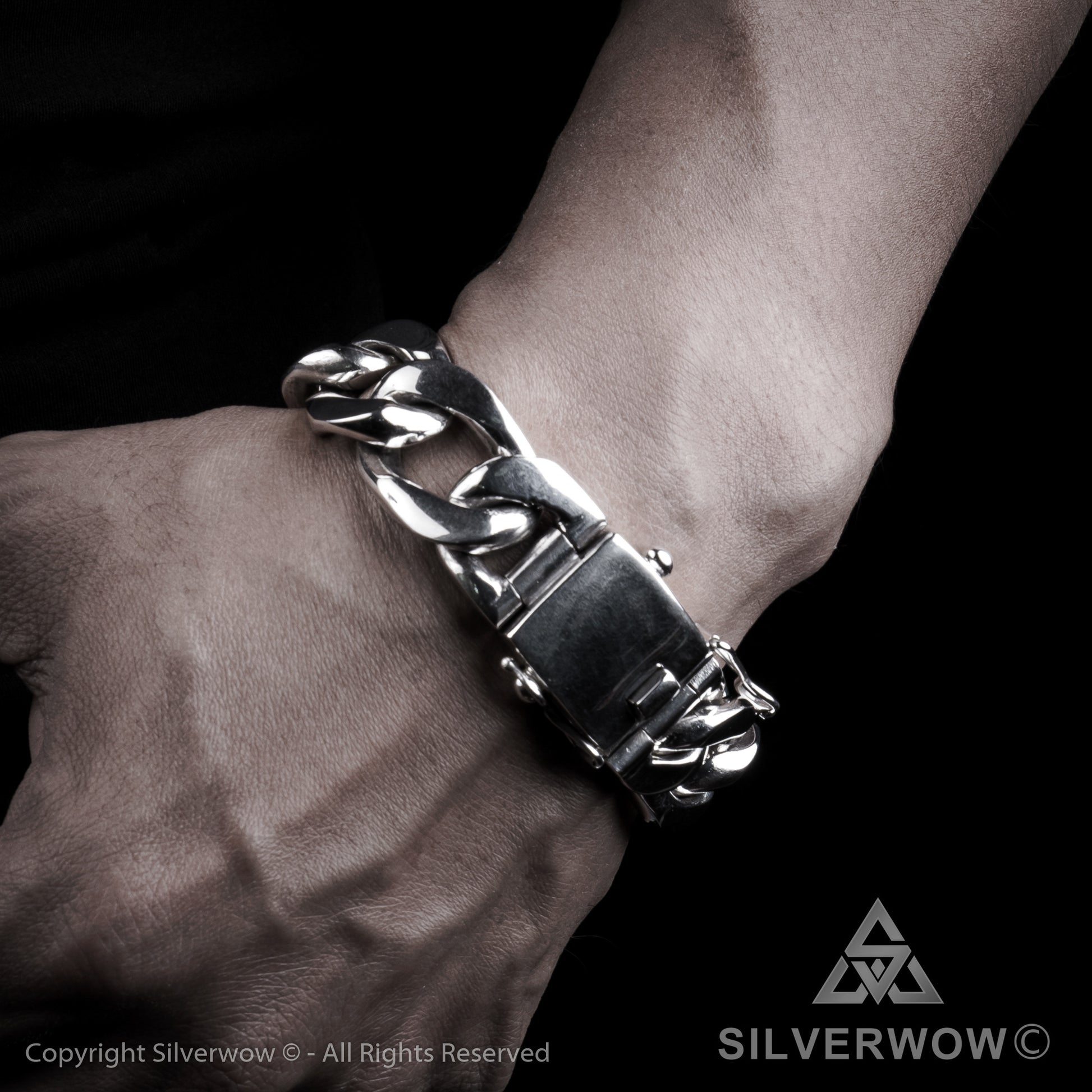 20mm Long Link Bracelet - SilverWow™