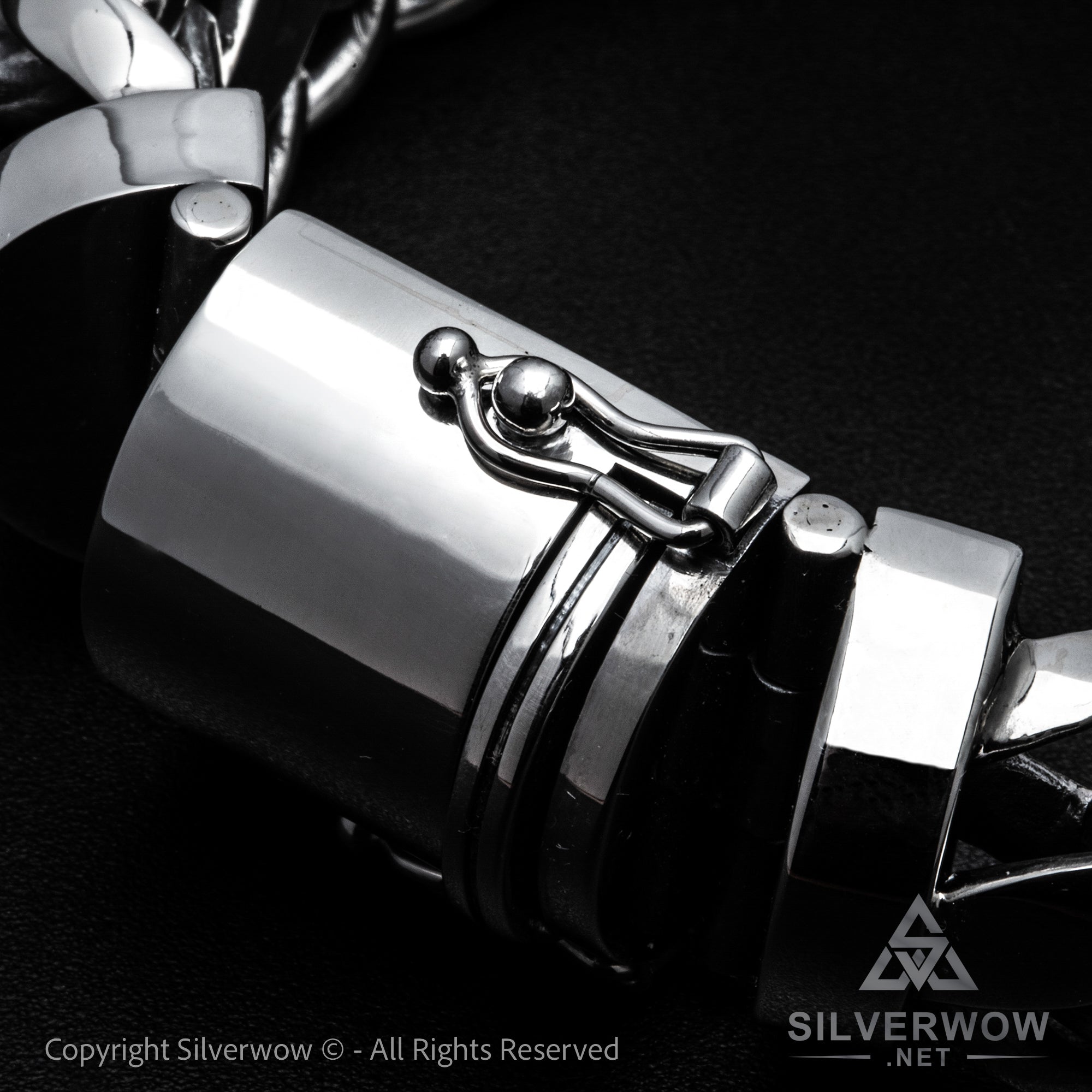 Mens Box Chain Link Mens Bracelet | Handmade Sterling Silver |  Silverwow.net – SilverWow™
