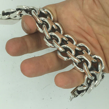 Chunky 30Mm Kbb1 in sterling silver men