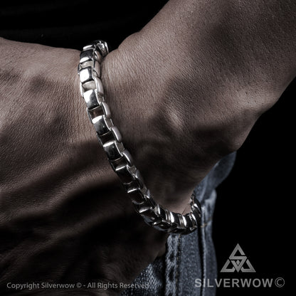 Box Chain Bracelet | 8mm wide
