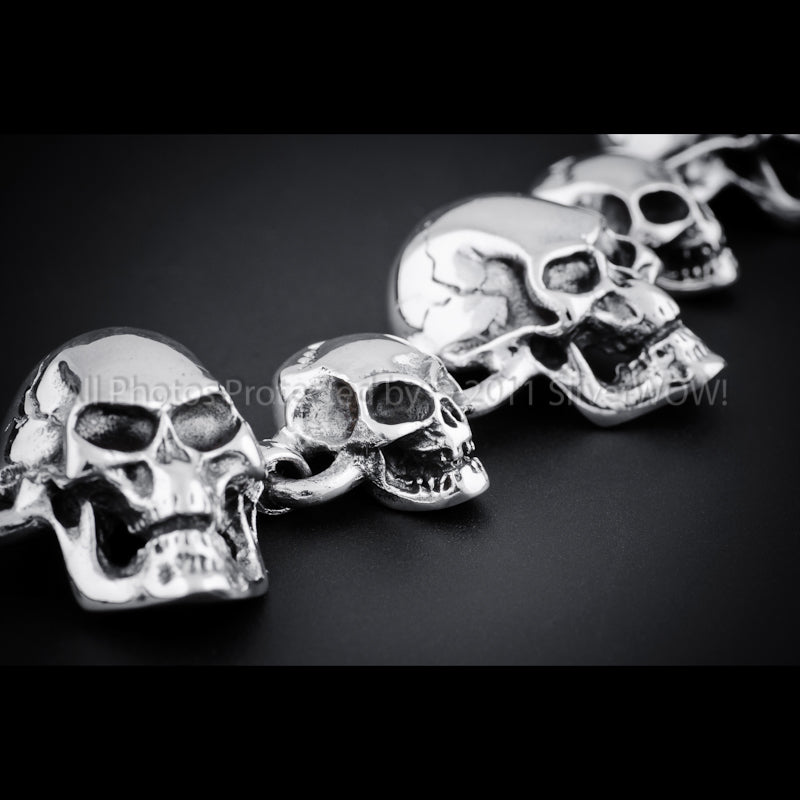 Nwt store 9 sterling silver skull charms