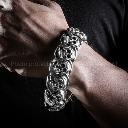 Skulls Bracelet 23mm