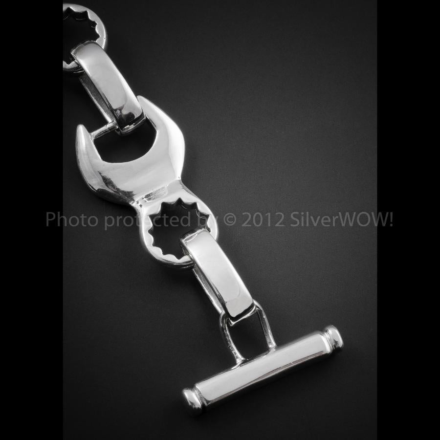 Spanner Bracelet - Wrench Bracelet. - SilverWow™
